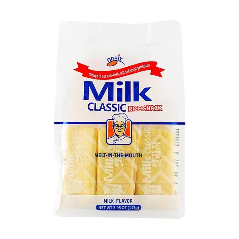 ORBIT 牛奶味道米饼干 牛乳米饼 112g【韩国爆火网红零食】【奶香浓郁超好吃!!