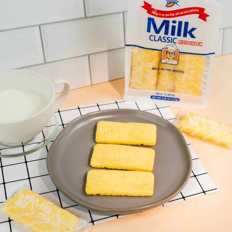 ORBIT 牛奶味道米饼干 牛乳米饼 112g【韩国爆火网红零食】【奶香浓郁超好吃!!
