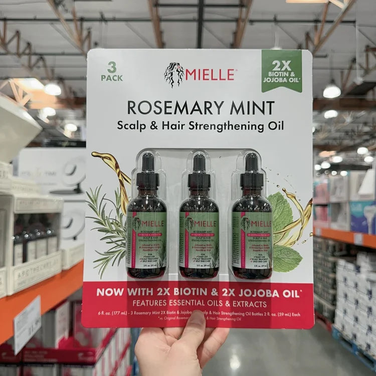 Mielle 迷迭香薄荷头皮发质护理护发油