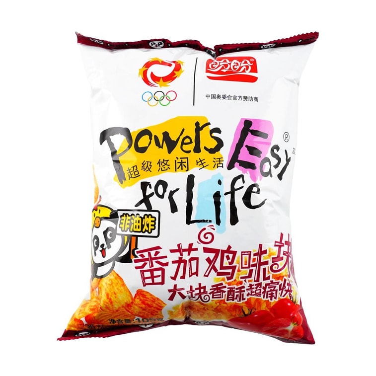 盼盼 番茄鸡味块 番茄鸡味 105g 非油炸膨化食品
