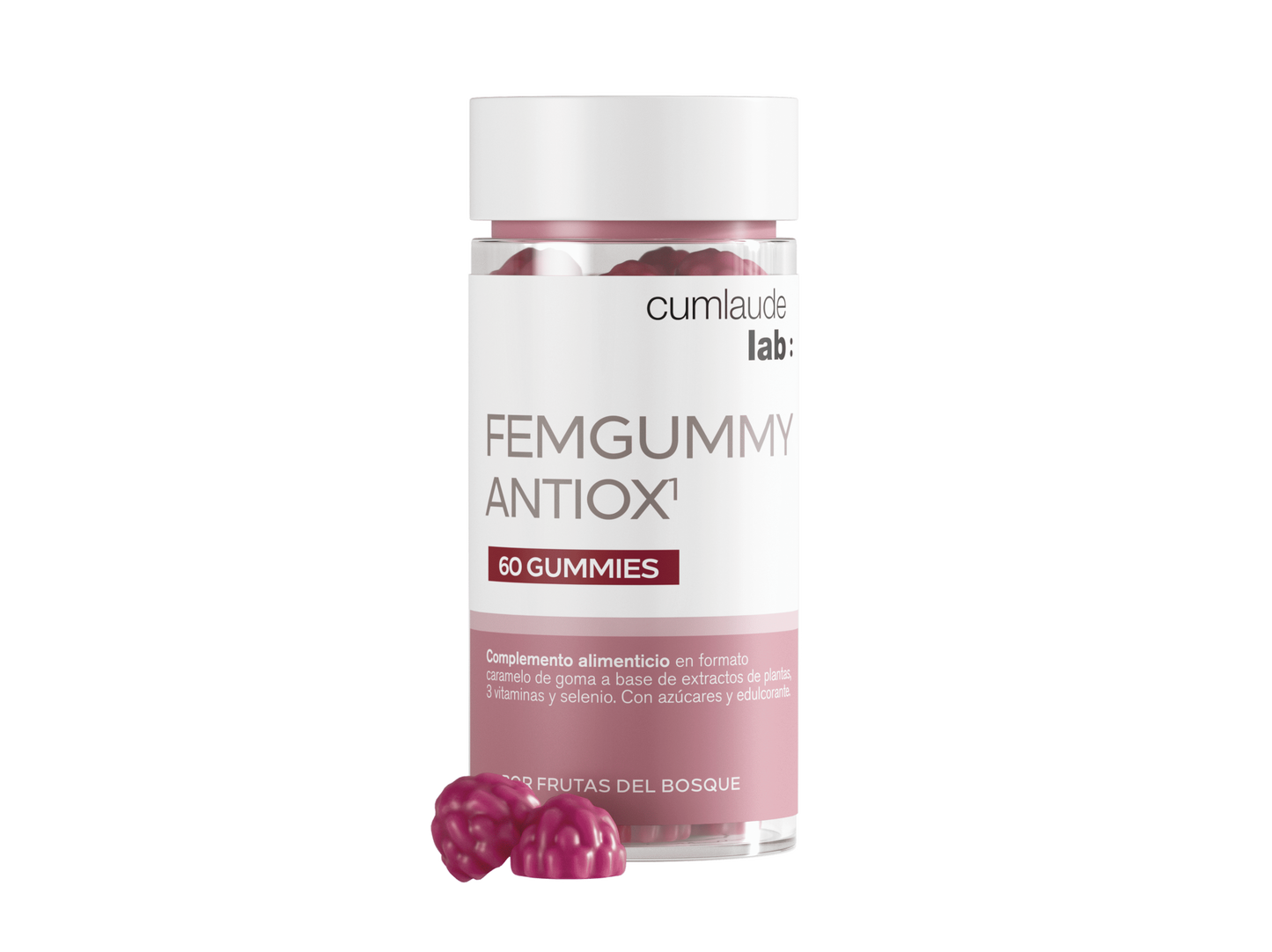 西班牙珂蔓朵 抗氧化软糖 莓果味 60粒CUMLAUDE FEMGUMMY ANTIOX [1天2粒]