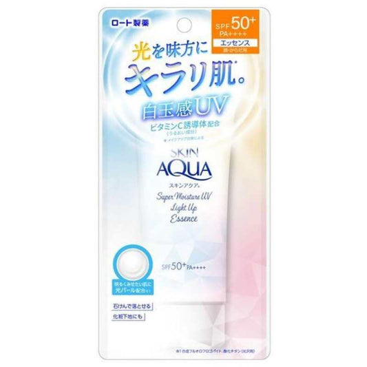 日本ROHTO 乐敦 SKIN AQUA 超级保湿防晒精华液SPF50+ PA++++ 70g