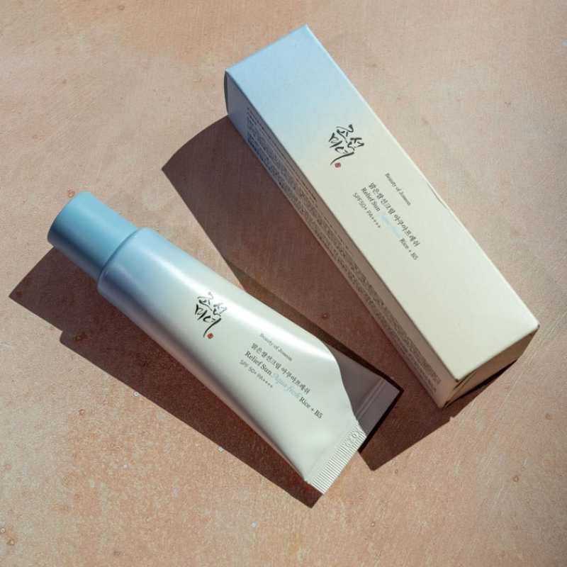 韩国BEAUTY OF JOSEON朝鲜美女 清透米萃水感防晒霜 轻薄乳液质地 SPF50+·PA++++ 50ml 冰感降温 不泛白 镇静抗氧亮白 中性肌&油性肌