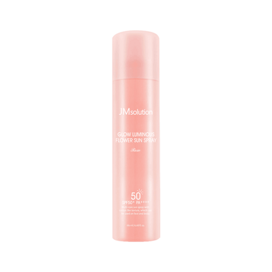 韩国JM SOLUTION肌司研 润光玫瑰防晒喷雾 清爽透明 SPF50+/PA++++180ml 敏感肌可用