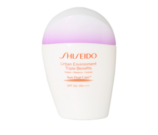 资生堂粉胖子防晒霜30ml新艳阳夏多效防护隔离乳SPF50 防水防汗