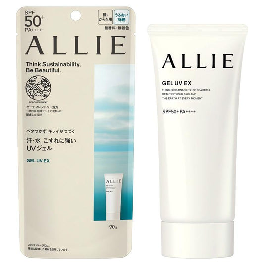 日本进口防晒霜ALLIE皑丽防晒绿色清爽保湿防晒霜90g