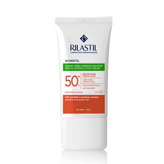 RILASTIL控痘 控油防晒霜40mSpf50+ACNESTIL CREMASEBONORMALIZANTE