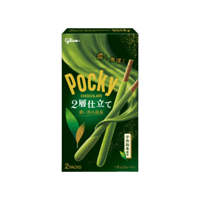 日本 格力高日本 双层浓郁深邃抹茶味巧克力脆棒 2小袋71g装