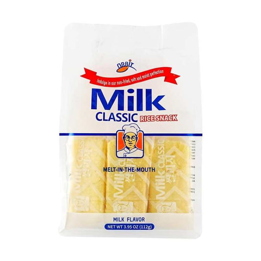 ORBIT 牛奶味道米饼干 牛乳米饼 112g【韩国爆火网红零食】【奶香浓郁超好吃!!