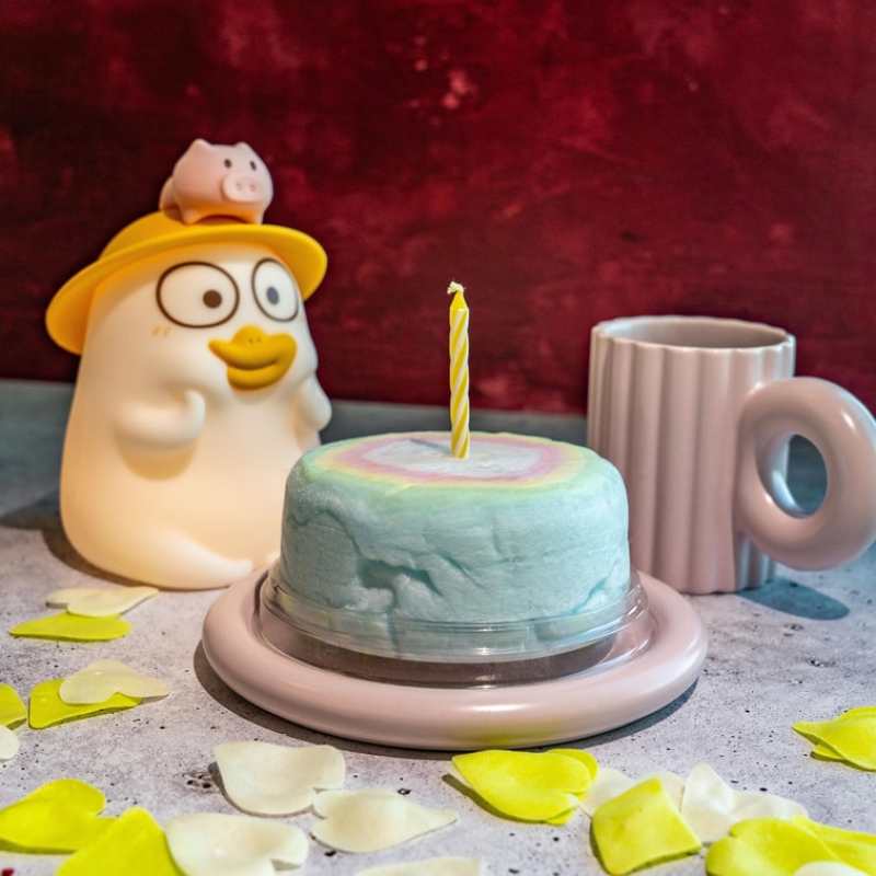 韩国SUGAROLLY 生日蛋糕棉花糖 20g【生日蛋糕造型+蜡烛】