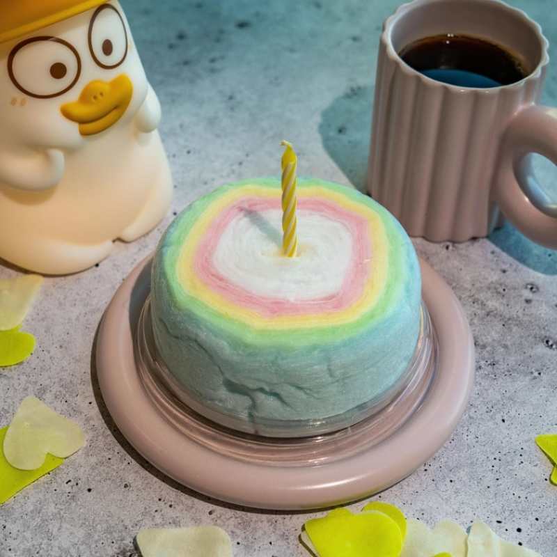 韩国SUGAROLLY 生日蛋糕棉花糖 20g【生日蛋糕造型+蜡烛】