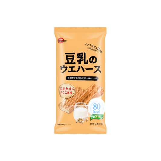 日本BOURBON波路梦 国产豆乳威化饼干112g