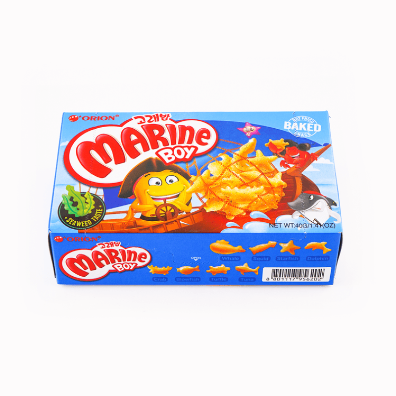 韩国ORION好丽友 好多鱼 松脆小饼干 鲜香海苔味409