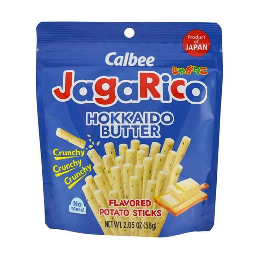 日本CALBEE卡乐比 JAGARICO 土豆脆棒 薯条 北海道黄油味 58g