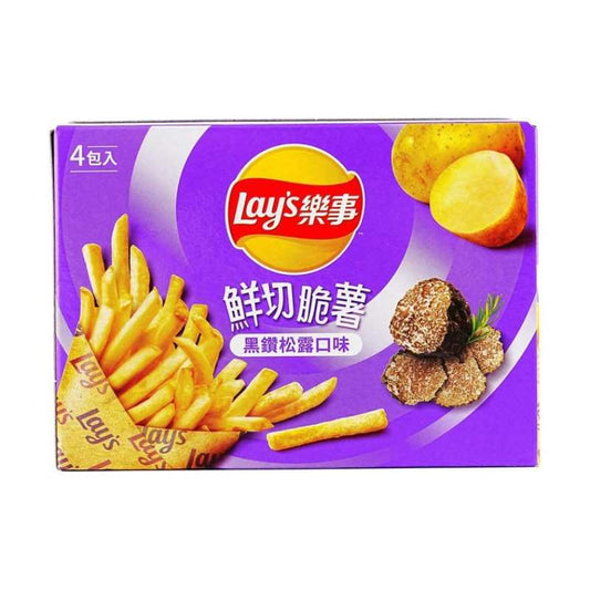台湾版LAY'S乐事 鲜切脆薯条 黑松露口味 72g