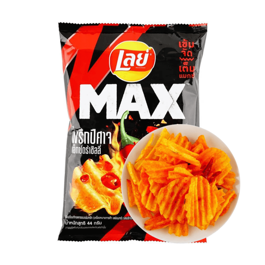 泰国限定】LAY'S乐事 MAX薯片 魔鬼椒辣味44g