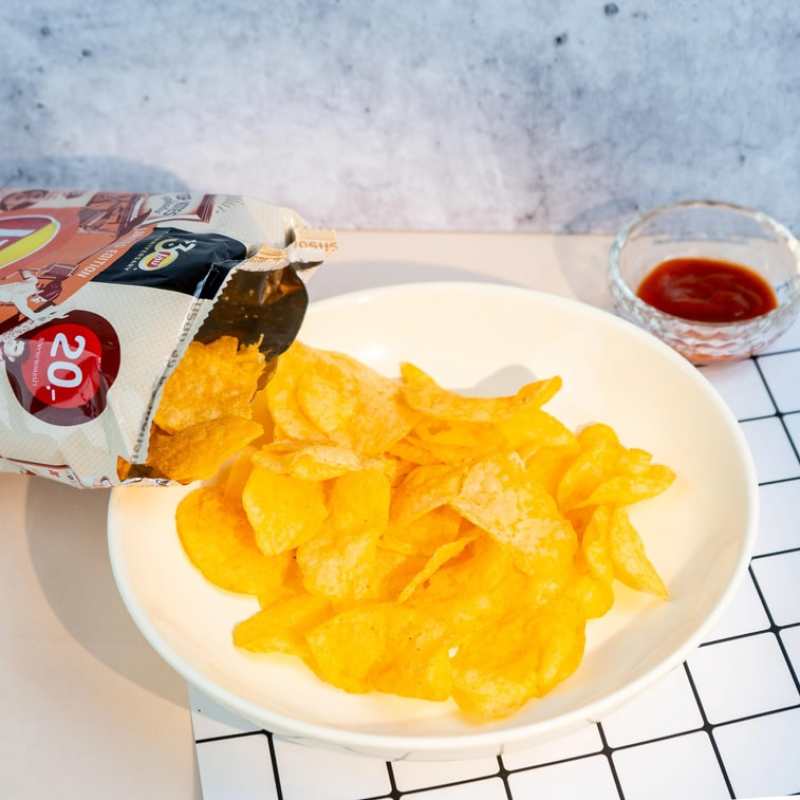泰国版LAY'S乐事 薯片 咸蛋黄味 44g
