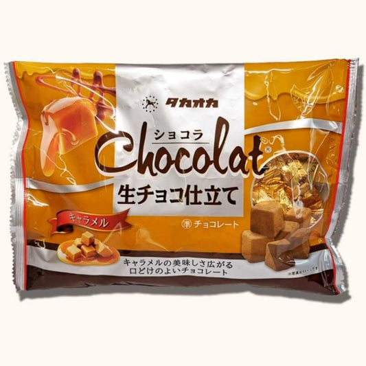 日本TAKAOKA高岗巧克力 生巧克力 焦糖味生巧克力 140g