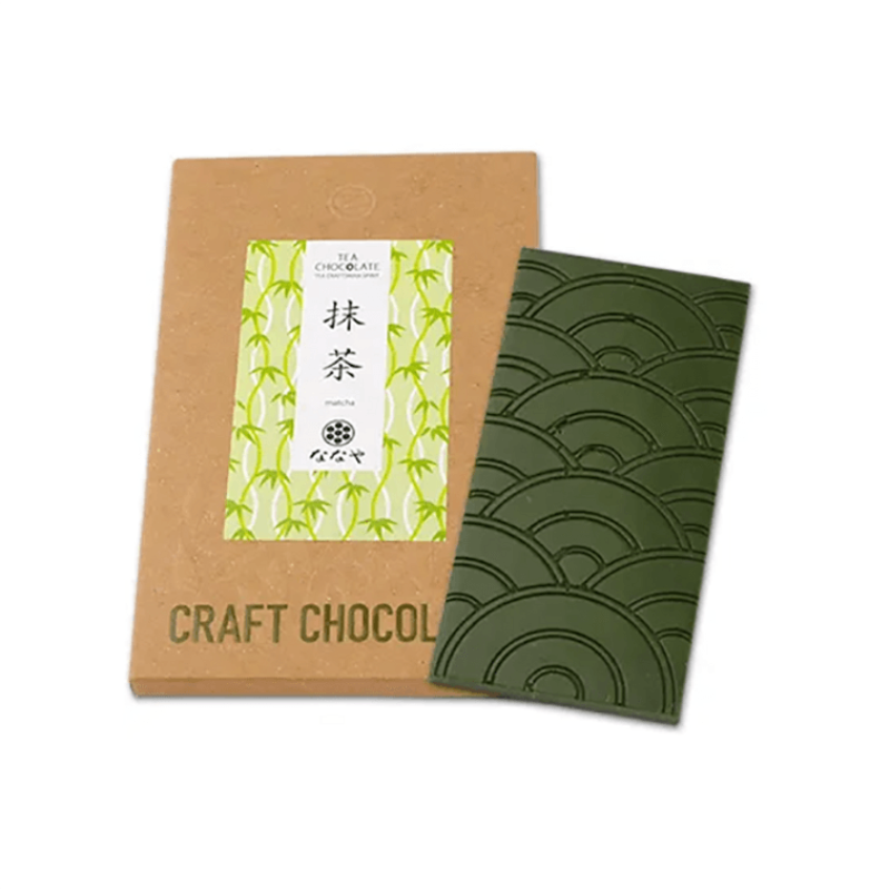 日本 nanaya 手工巧克力片 浓抹茶巧克力 50g