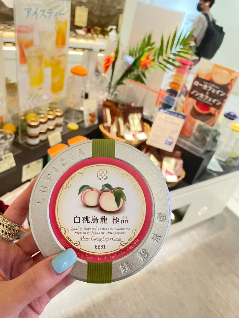 日本本土白桃鸟龙茶LUPICIA绿碧茶园50g袋装蜜桃茶叶新茶