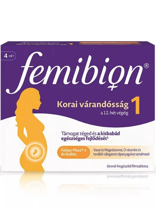 Femibion伊维安1段活性叶酸孕妇早期备孕复合维生素28天