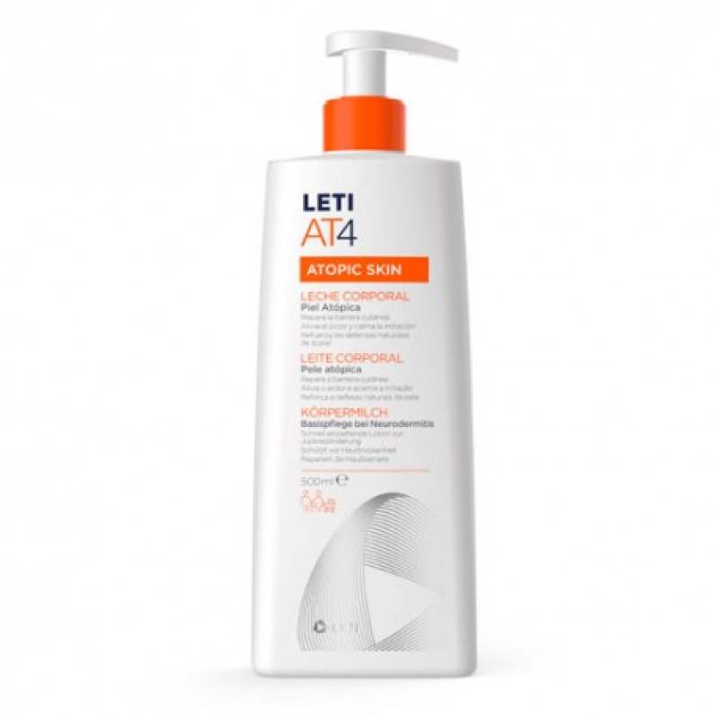 LETI AT4儿童幼儿抗敏舒缓修复身体乳 500ml