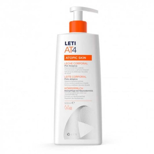 LETI AT4儿童幼儿抗敏舒缓修复身体乳 500ml