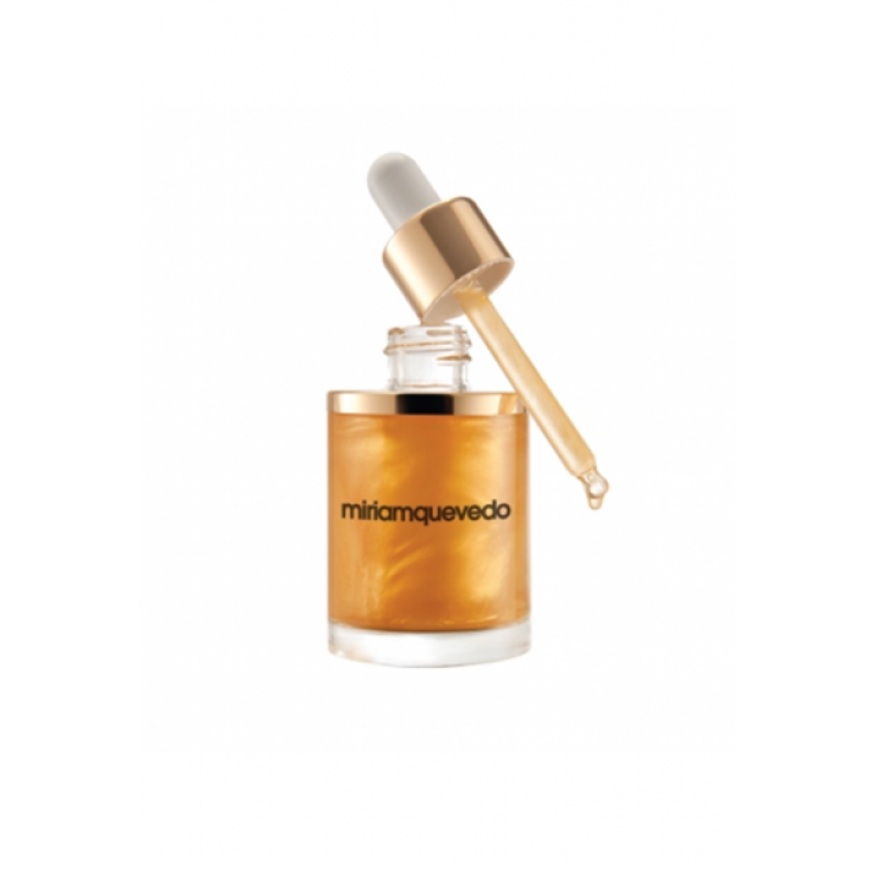 迷莲卡薇24K黄金修复滋养发油50mlmiriamquevado the sublime gold oil