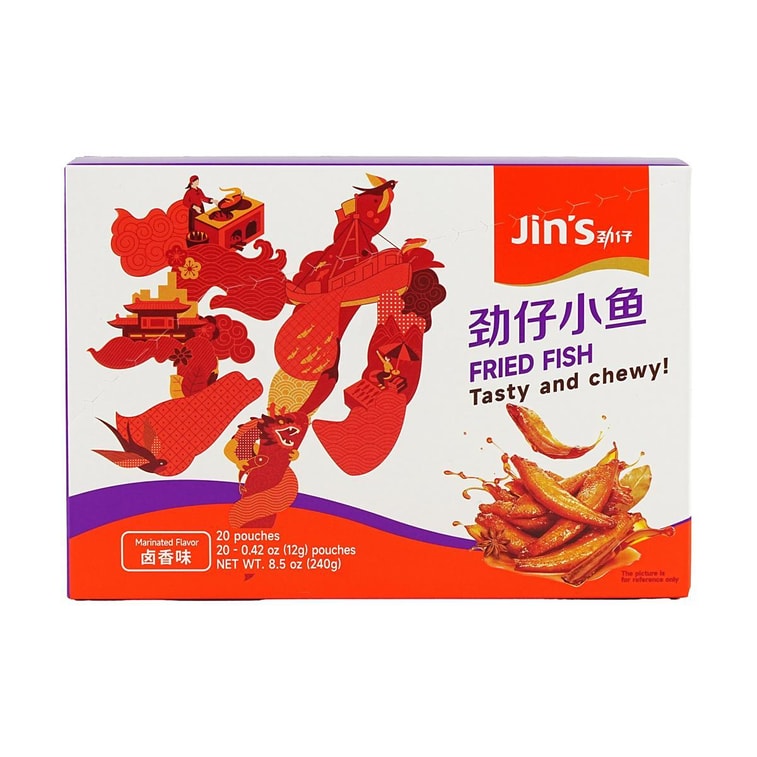 华文食品 劲仔小鱼 糖醋味 12g×20包入 湖南特产