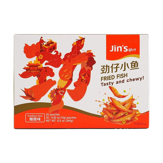 华文食品 劲仔小鱼 糖醋味 12g×20包入 湖南特产