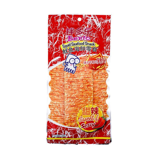 泰国BENTO 秘制鱿鱼干 甜辣味 18g【两种版本随机发货】