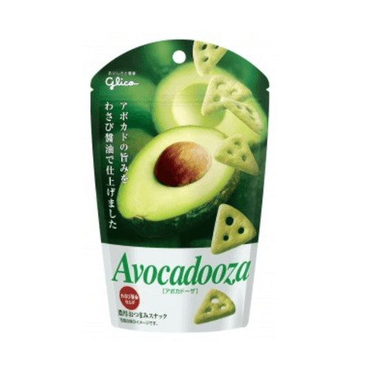 GLICO格力高 Avocadooza三角薄脆饼干 牛油果味 40g