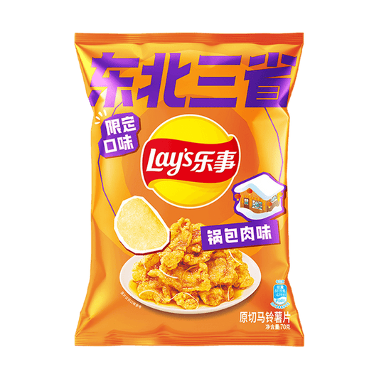 LAY'S乐事 薯片 东北锅包肉味 70g【区域限定口味】