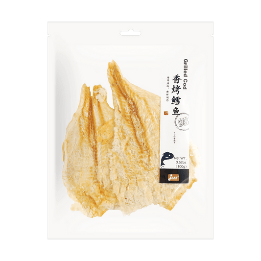 【高钙高蛋白】佳美洋 香烤鳕鱼 即食低脂鱼片干零食 100g