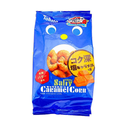 日本TOHATO桃哈多 焦糖玉米条脆果仙贝 海盐焦糖味 67g
