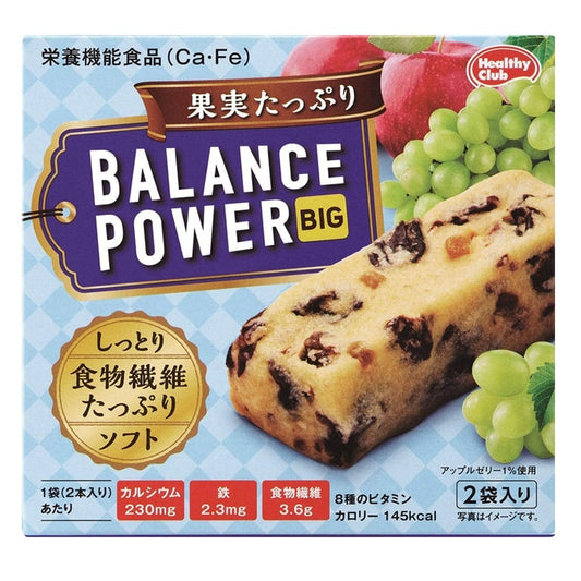 日本 滨田食品 HAMADA PAPI酱推荐 BALANCE POWER BIG系列低营养饱腹代餐饼干 多种水果口味