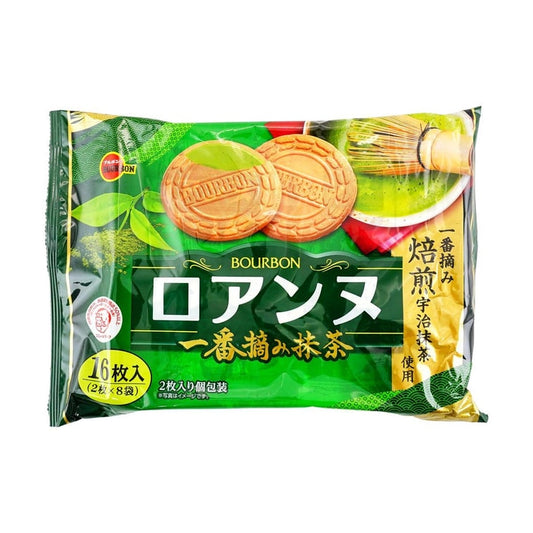 日本BOURBON波路梦 宇治抹茶法兰酥 夹心薄饼 114 g