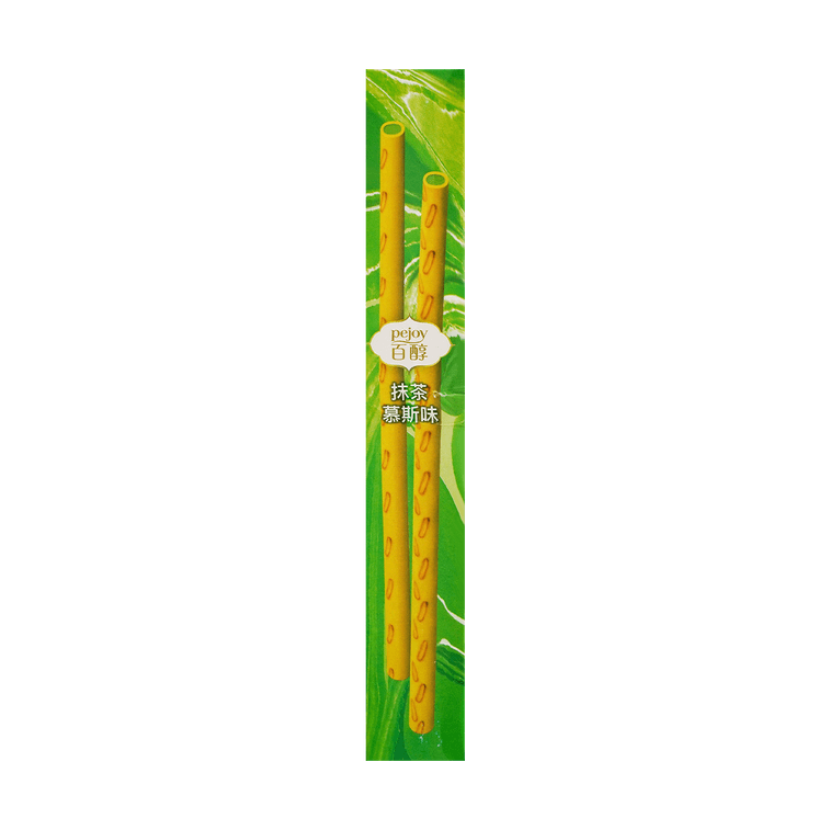GLICO格力高 PEJOY百醇 巧克力注心饼干 抹茶慕斯味 48g