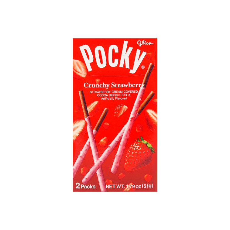 GLICO格力高 Pocky百奇 草莓涂层饼干棒 51g