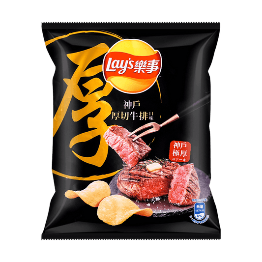 LAY'S乐事 薯片 神户厚切牛排味 34g