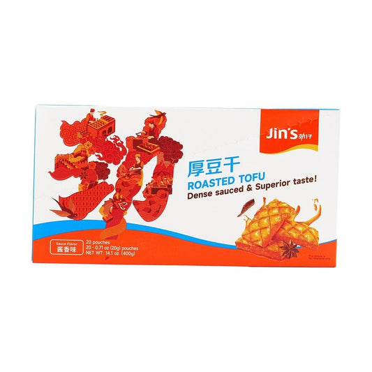 华文食品 劲仔厚豆干 酱香味 超值盒装 400g 湖南特产