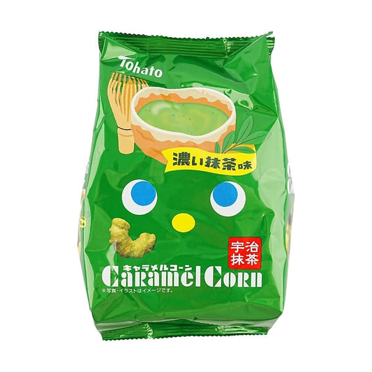 日本TOHATO桃哈多 焦糖玉米脆米果 浓厚宇治抹茶味 62g
