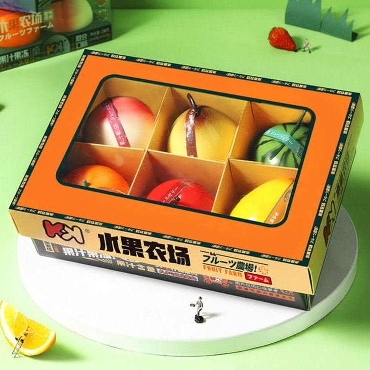 超友味 水果农场果汁果冻 660g【超高颜值水果造型果冻!】【纯正果香 Q弹爽滑】【0脂无负担】