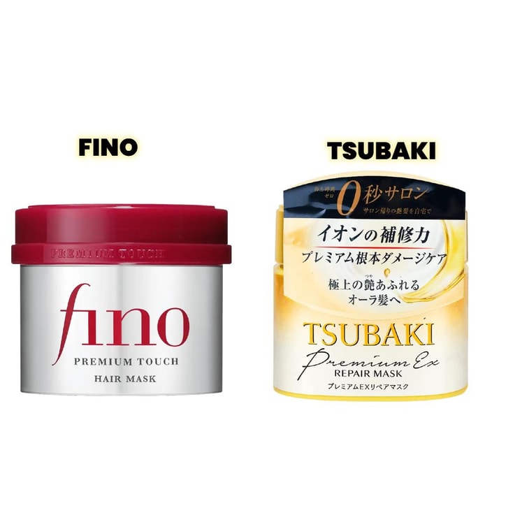 日本SHISEIDO资生堂 TSUBAKI丝蓓绮 0秒发膜 金罐 180g+FINO芬浓 高效浸透修复发膜 免蒸美容液发膜 230g