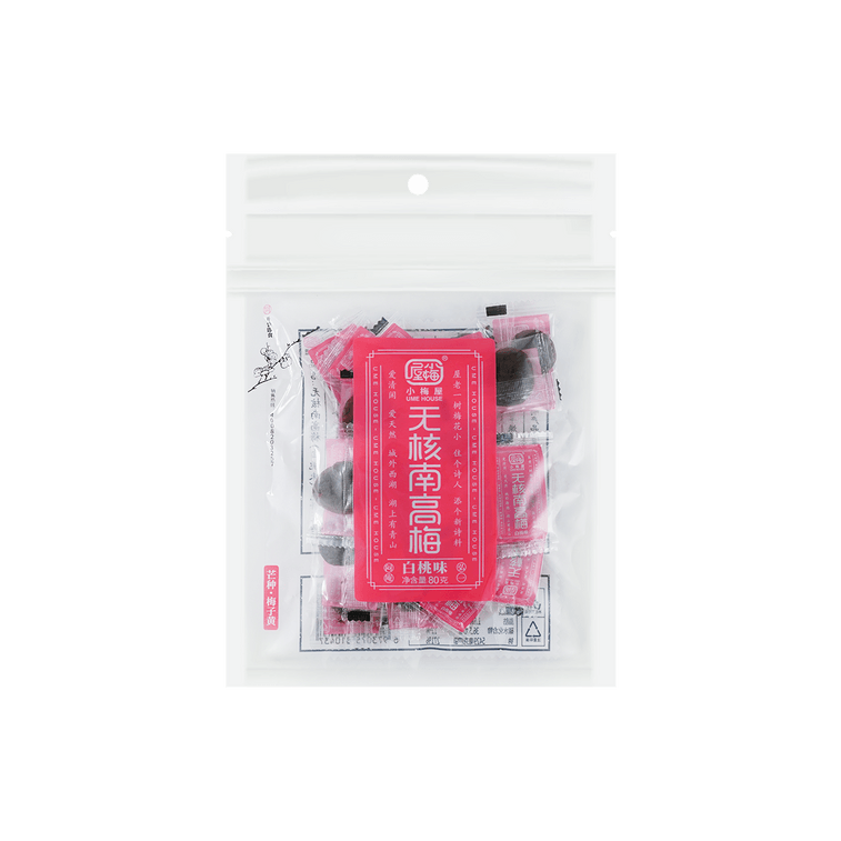 小梅屋 无核南高梅 白桃味 80g