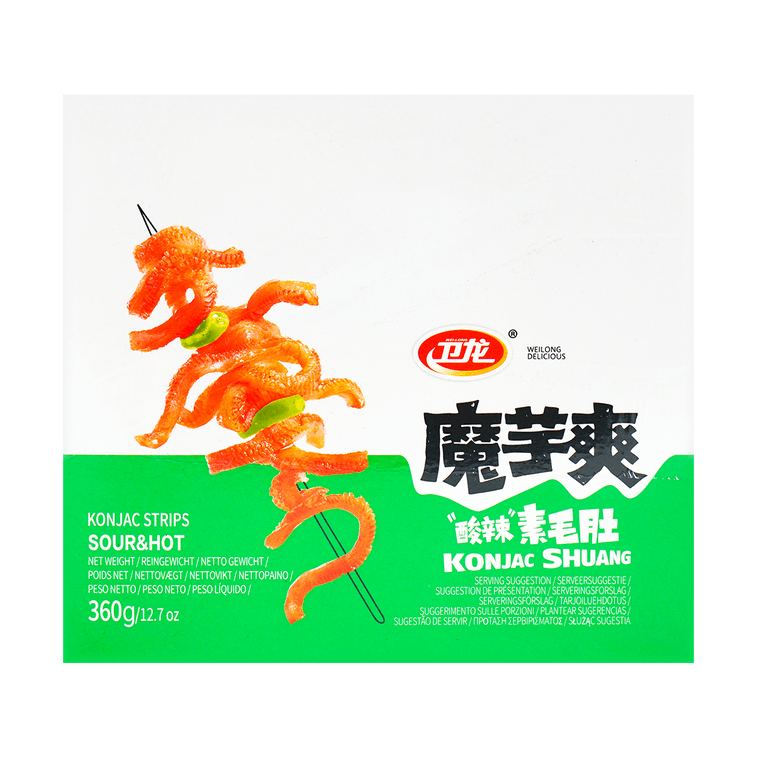 卫龙 魔芋爽 酸辣泡椒味 20包入 360g