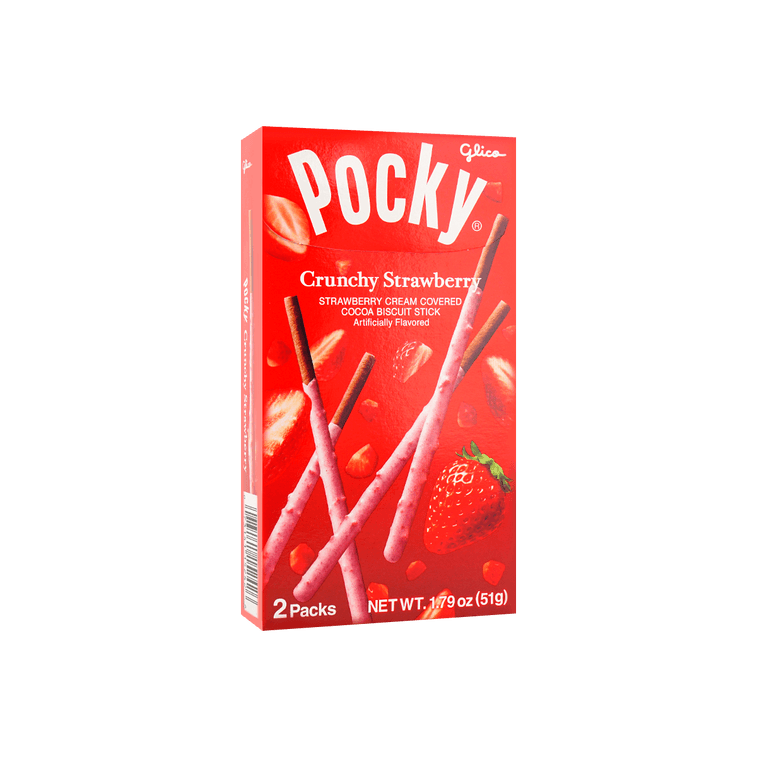 GLICO格力高 Pocky百奇 草莓涂层饼干棒 51g