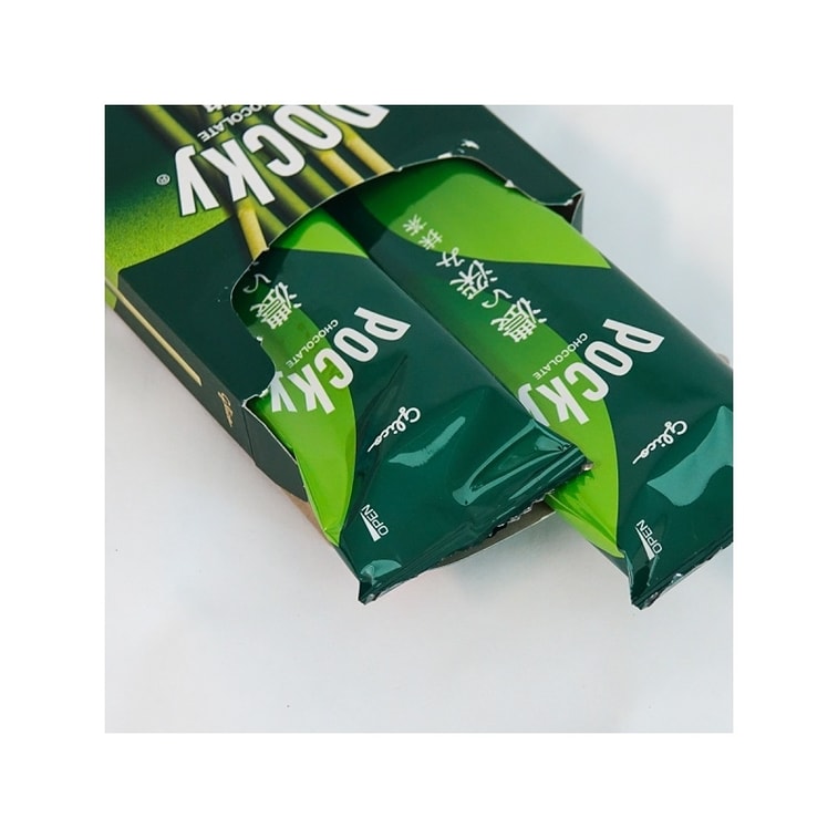 日本格力高GLICO 百奇POCKY 期限限定 特浓抹茶涂抹饼干棒 58g