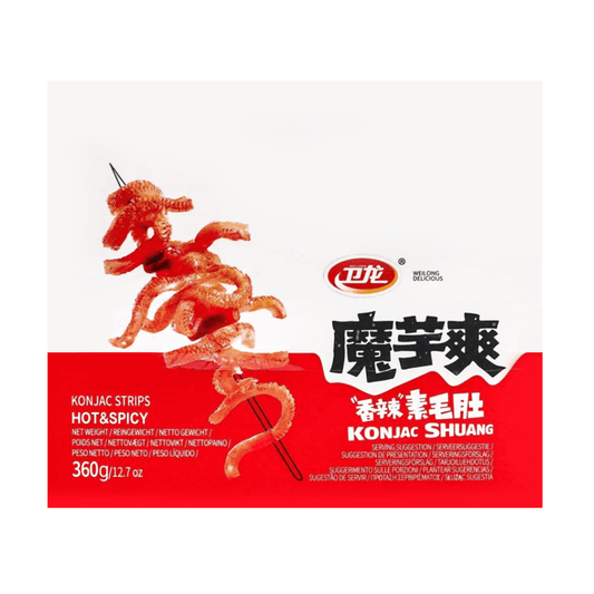 卫龙 魔芋爽 素毛肚 香辣味 20包入 360g