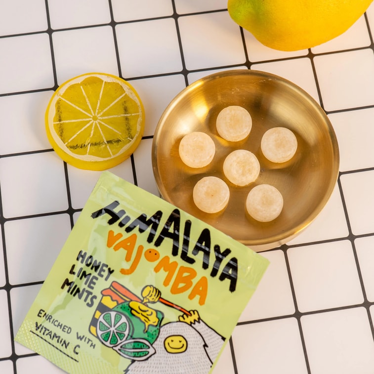 马来西亚BIG FOOT大马碧富 薄荷蜂蜜青柠味糖果 15g *5【5份超值装】【富含维生素C】【盐分补给 清新解腻】【网红爆款】